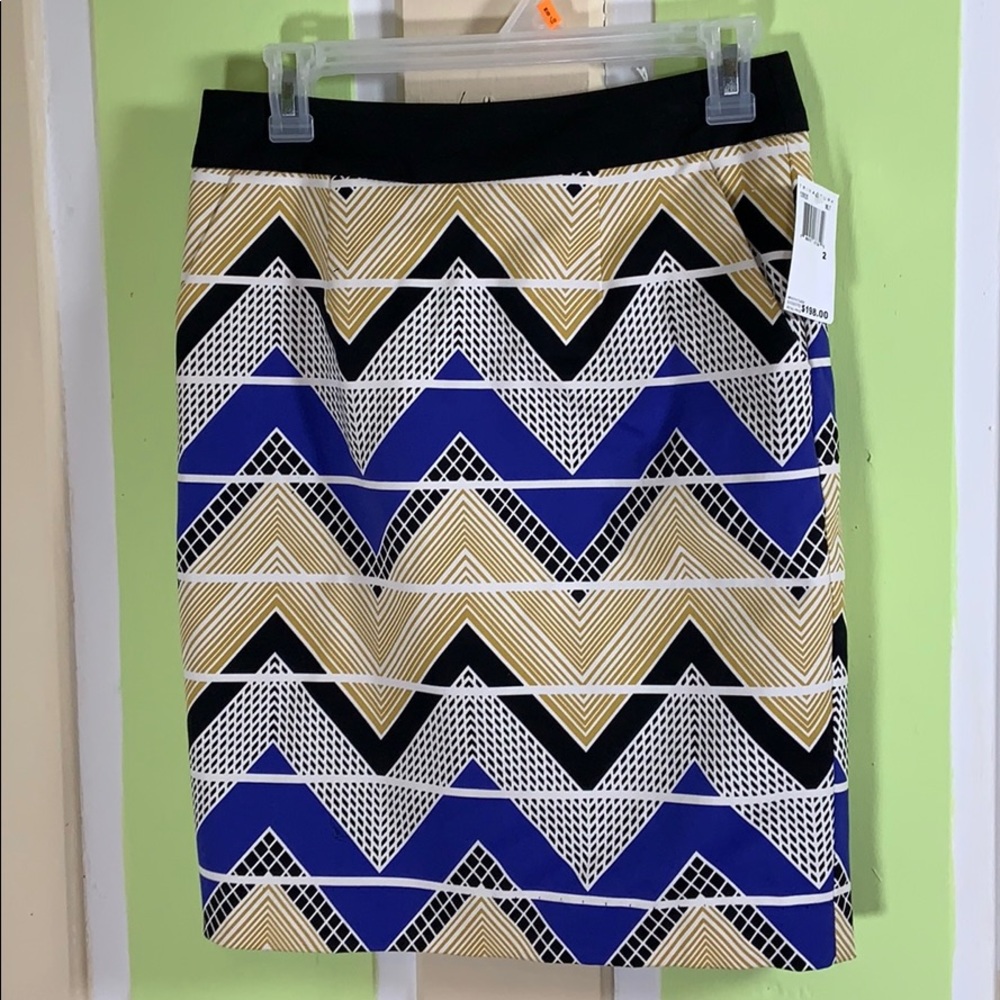 Trina Turk USA sz 2 multicolor pencil skirt lined